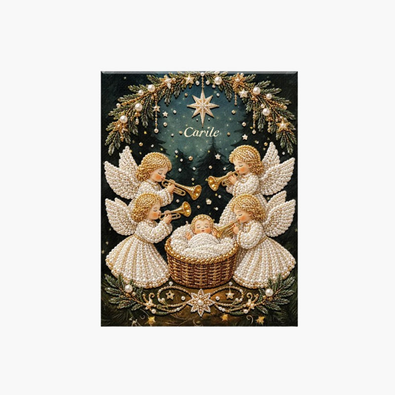 Kerststal Diamond Painting Set | Jezus Christus Kerst Geloof Kunst Decoratie
