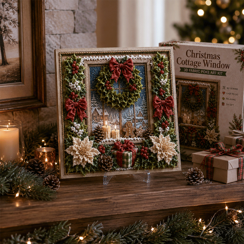 🎁 3D Kerststof Prikkunstset