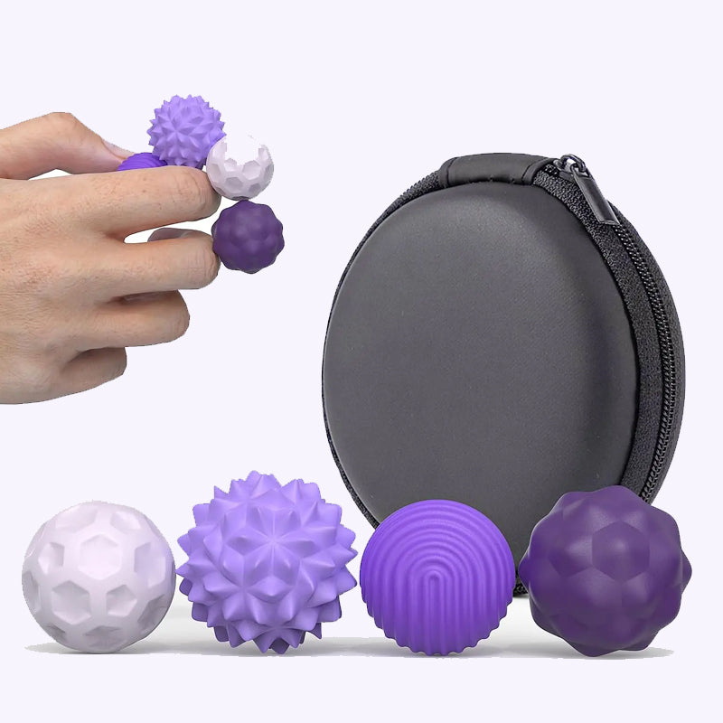 Siliconen sensorische magnetische bal