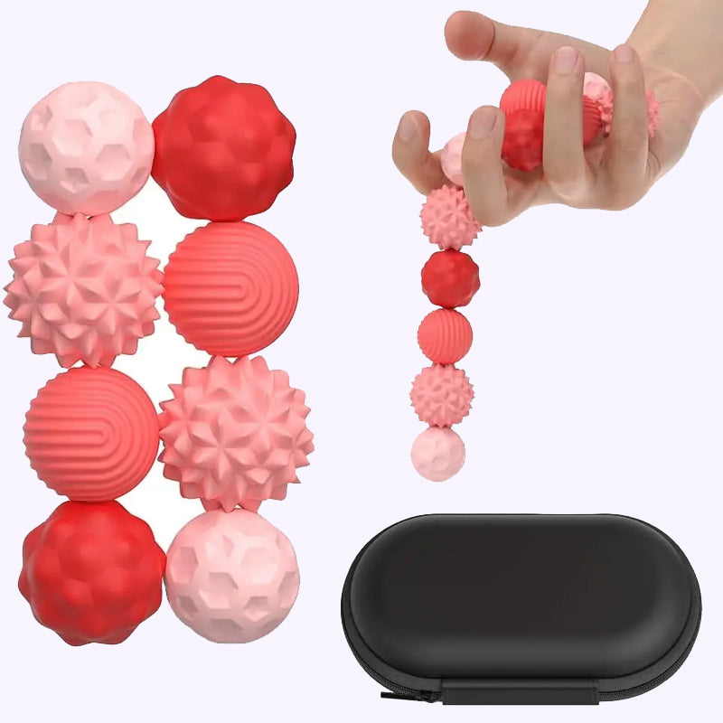 Siliconen sensorische magnetische bal
