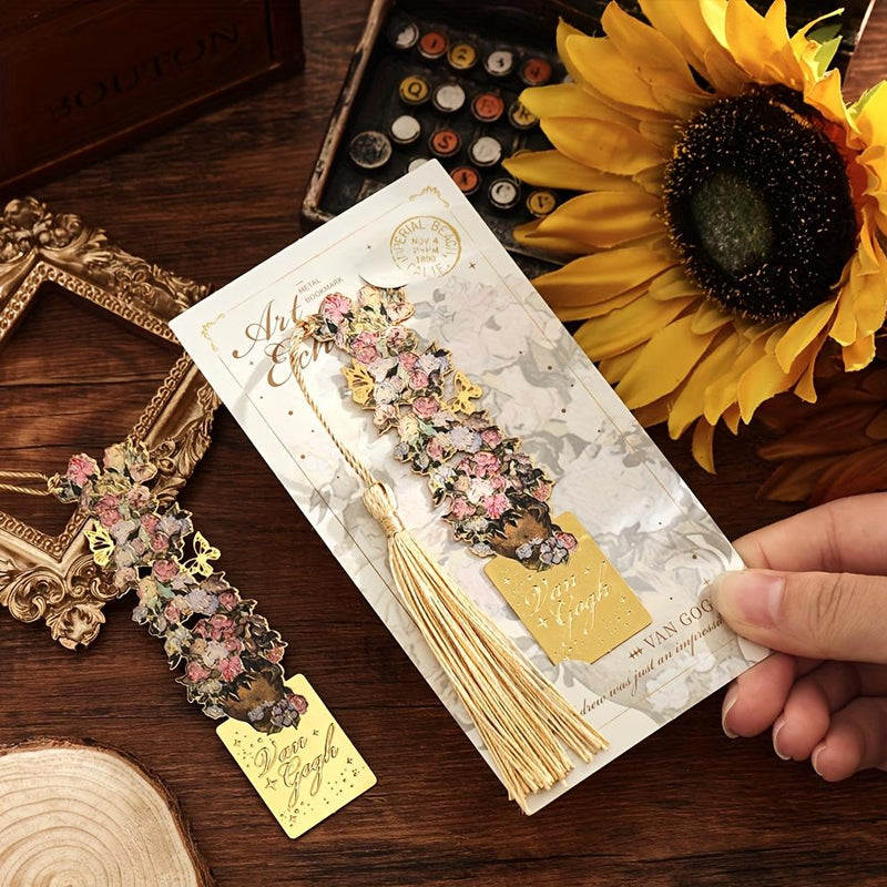🎨 Van Gogh Hollow boekenlegger – Boekenlegger geïnspireerd op vintage kunst 📚