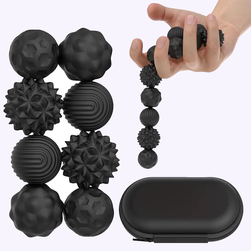 Siliconen sensorische magnetische bal