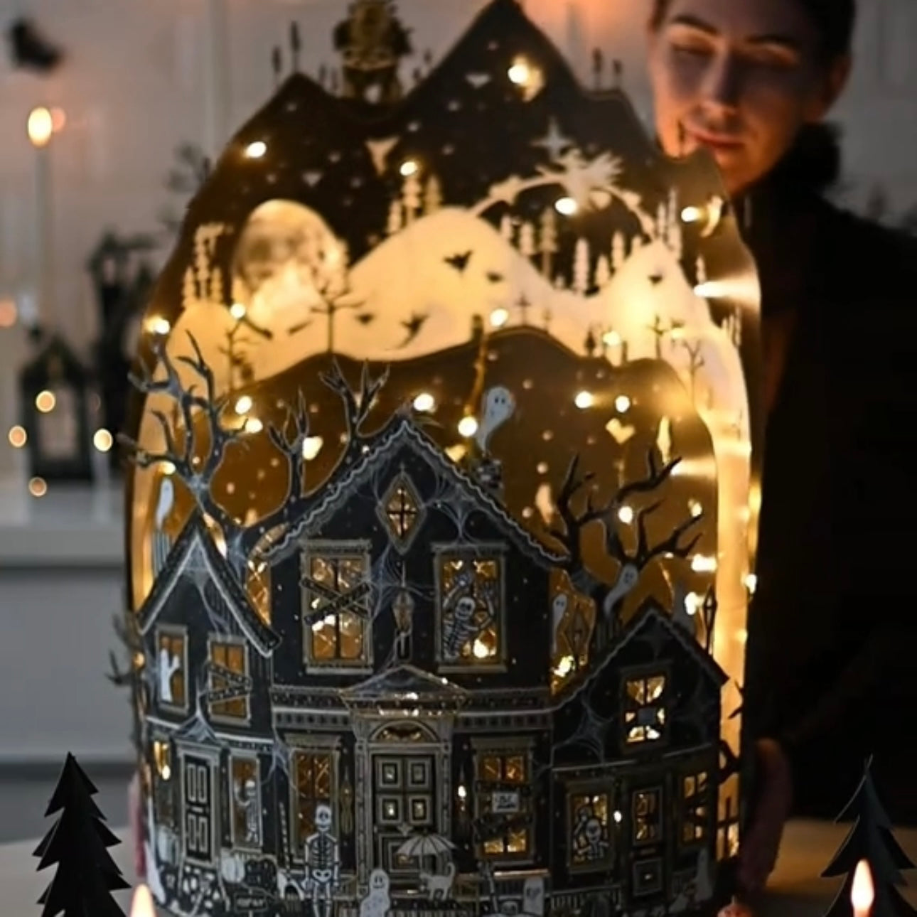 🏚️ Halloween Magische Spookhuisverlichting | Verlicht je griezelige nacht 🎃👻