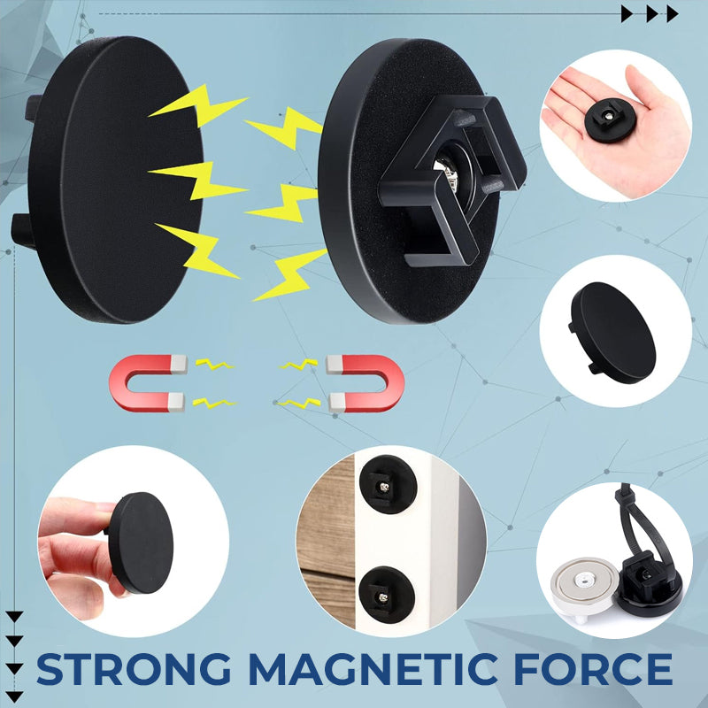 Zadelvormige kabelbinder met magnetische voet
