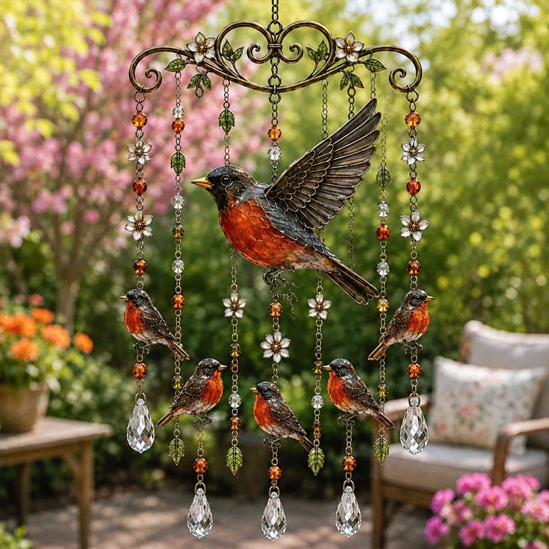 🐦🎐Sierlijke kolibrie windgong