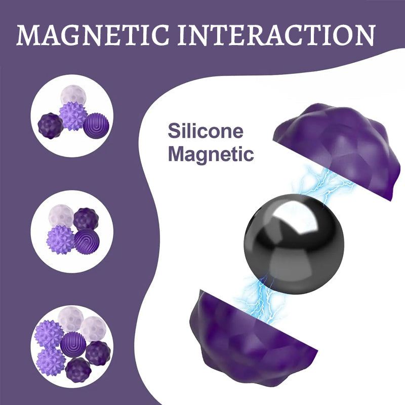 Siliconen sensorische magnetische bal