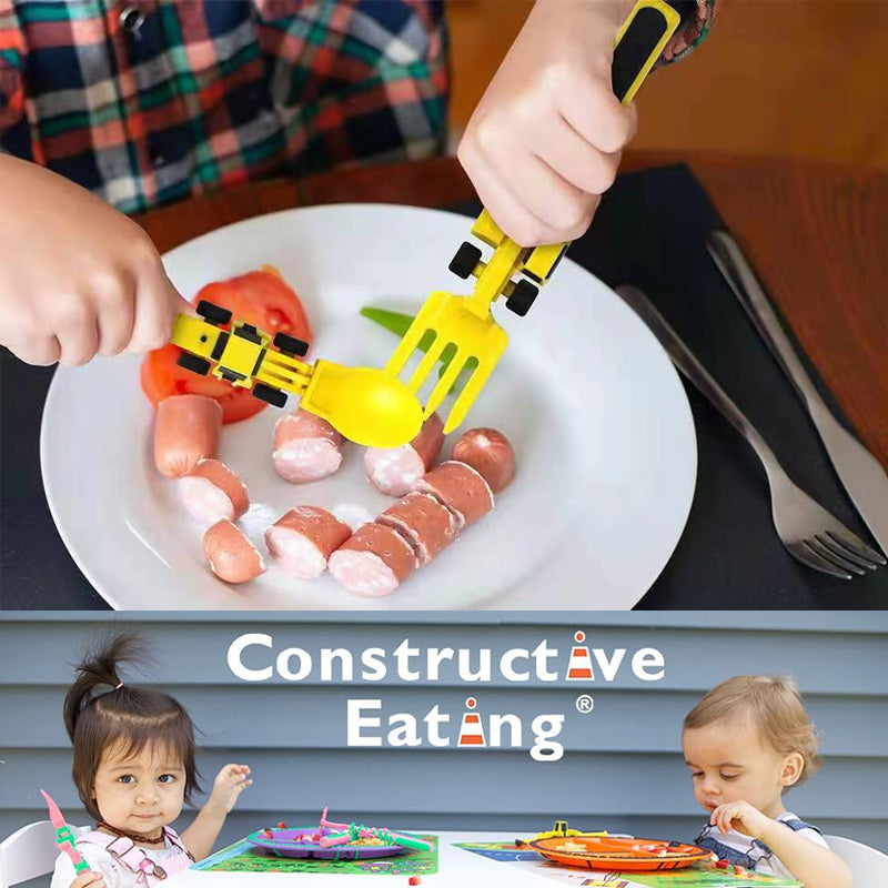 Graafmachine vork en lepel leuk servies
