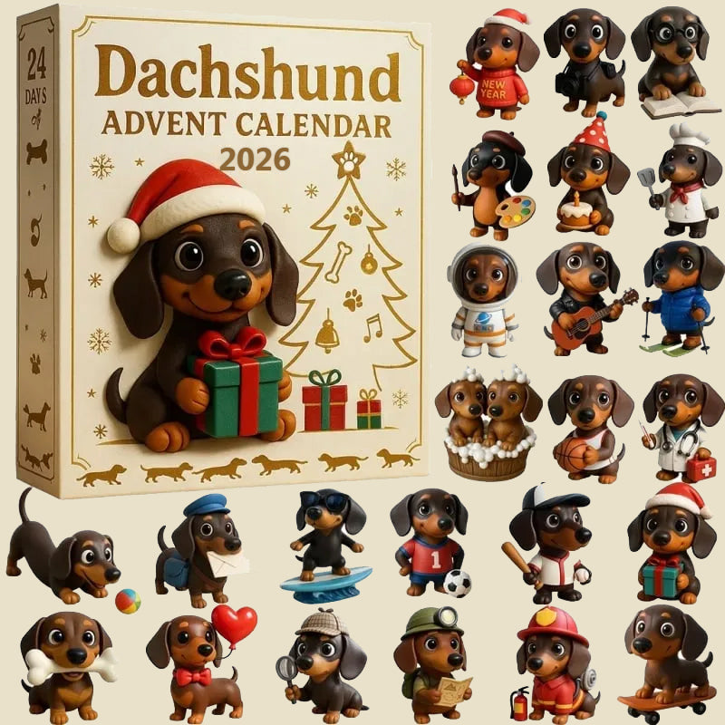 πΎ Adventskalender met teckels 2026