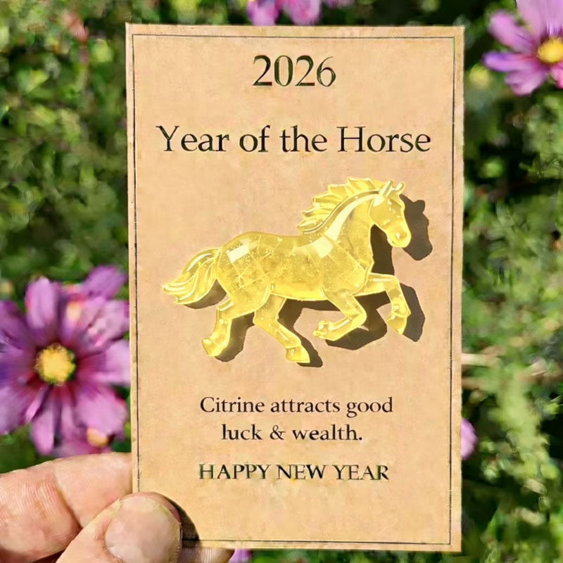 🐎 Kristallen zegenkaart voor het Jaar van het Paard 2026