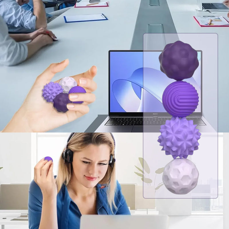 Siliconen sensorische magnetische bal