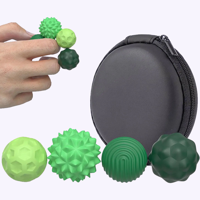 Siliconen sensorische magnetische bal