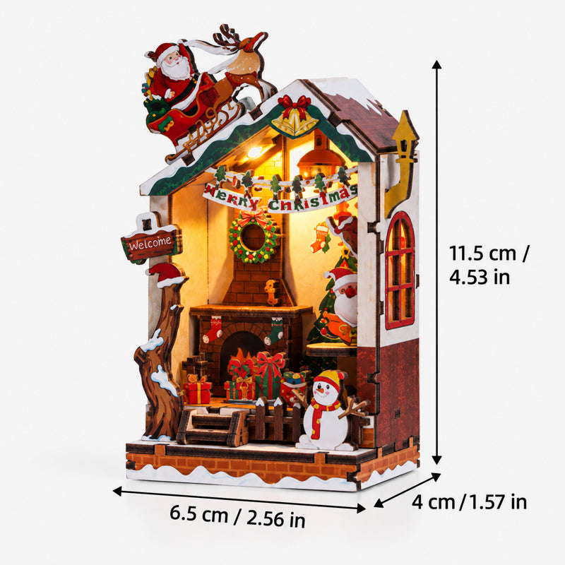 Kerst DIY 3D-puzzel koelkastmagneet
