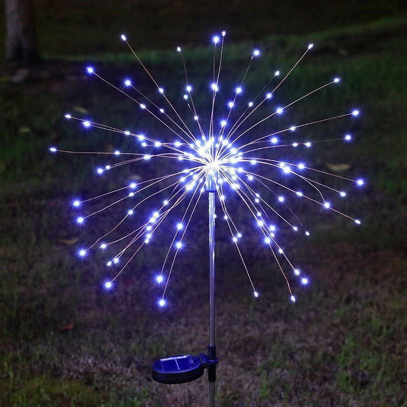 Buitenverlichting op zonne-energie voor vuurwerk