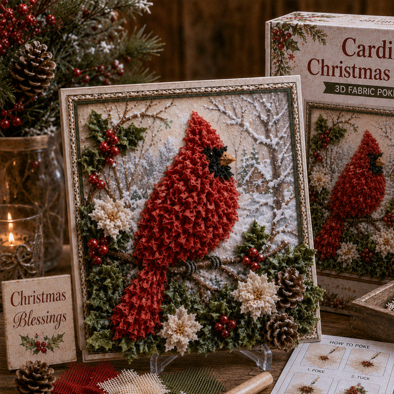 🎁 3D Kerststof Prikkunstset