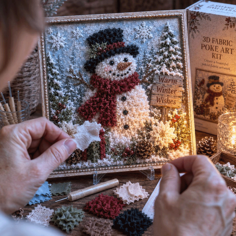 🎁 3D Kerststof Prikkunstset