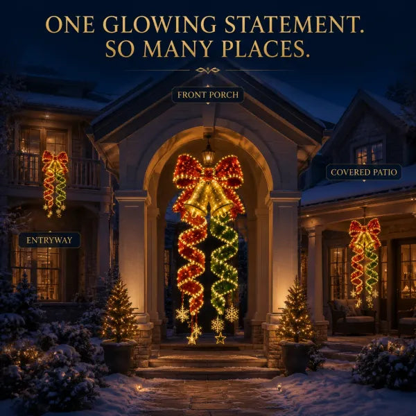 Kerstmagie Spiraalvormige Hangende LED-verlichting Collectie