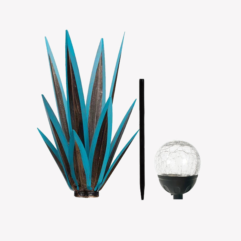 🌵 Metalen Agave Solarlamp