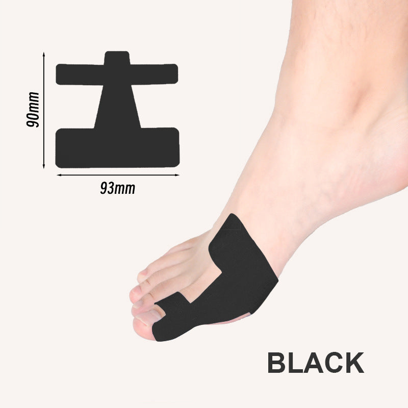Voorgesneden kinesiologietape voor het corrigeren van hallux valgus