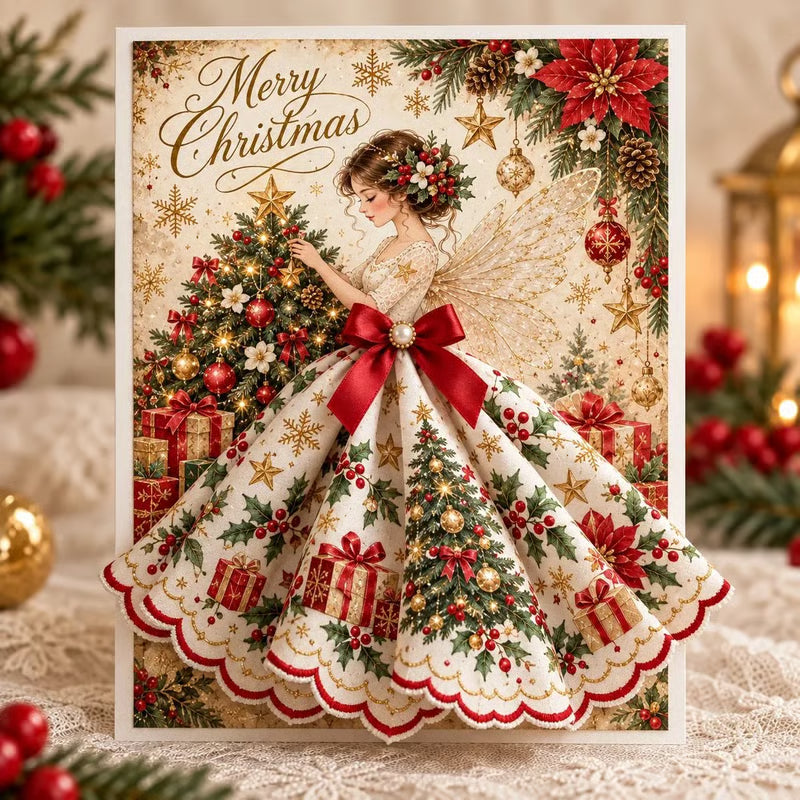 ✨🏆Vroege feestdagenaanbieding: 49% korting👼 3D kerstengel pop-up wenskaart | Een betekenisvol kerstcadeau met envelop en ruimte voor je persoonlijke boodschap 🎄