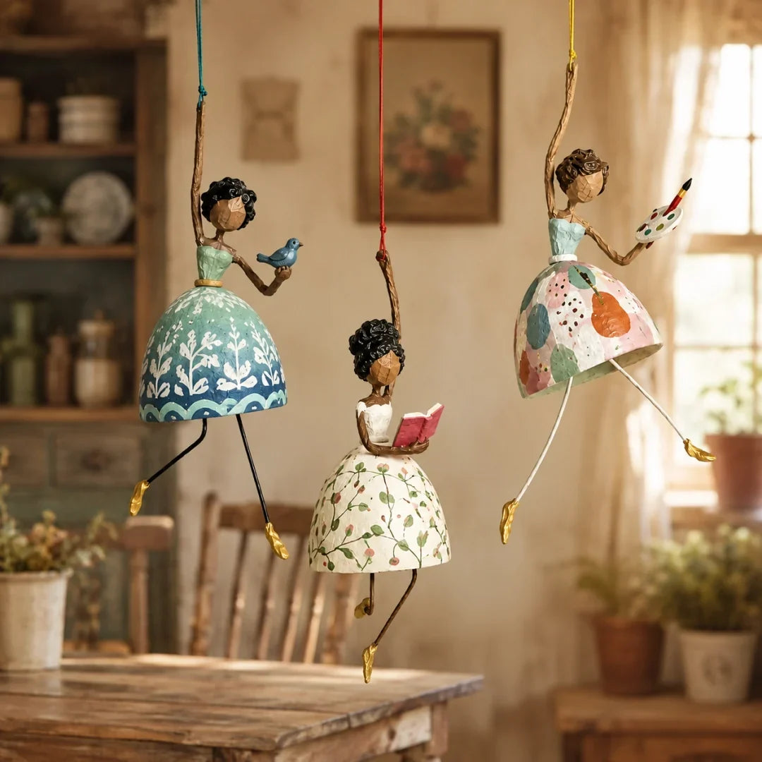 ✨Speelse dansende dame hangdecoratie