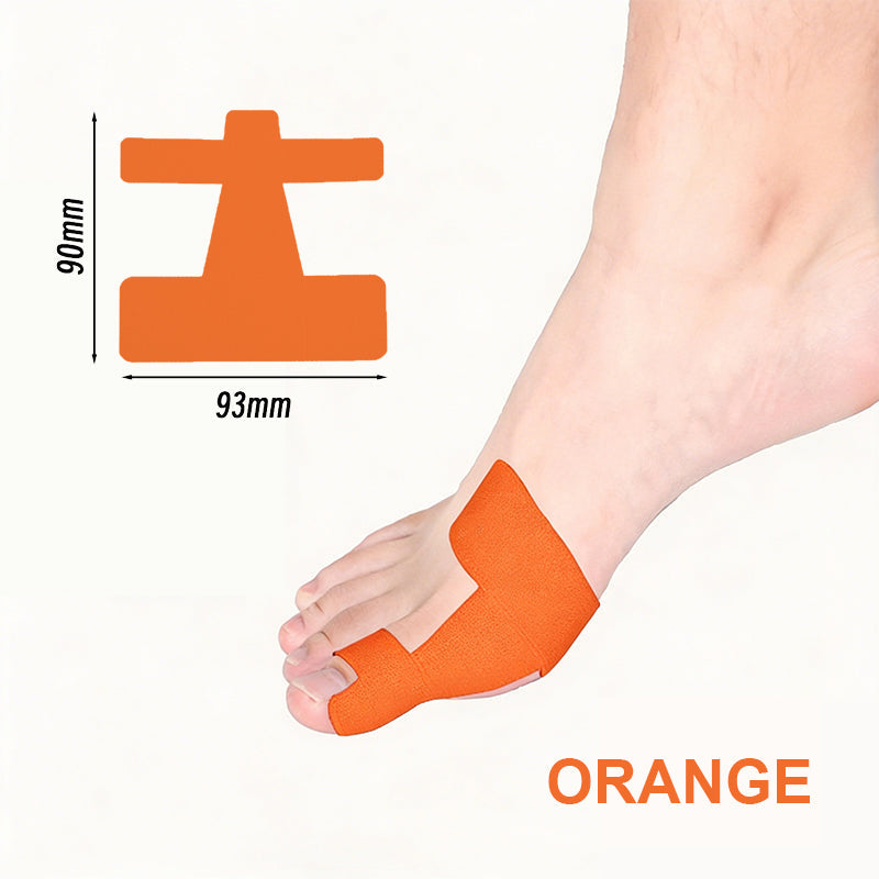 Voorgesneden kinesiologietape voor het corrigeren van hallux valgus