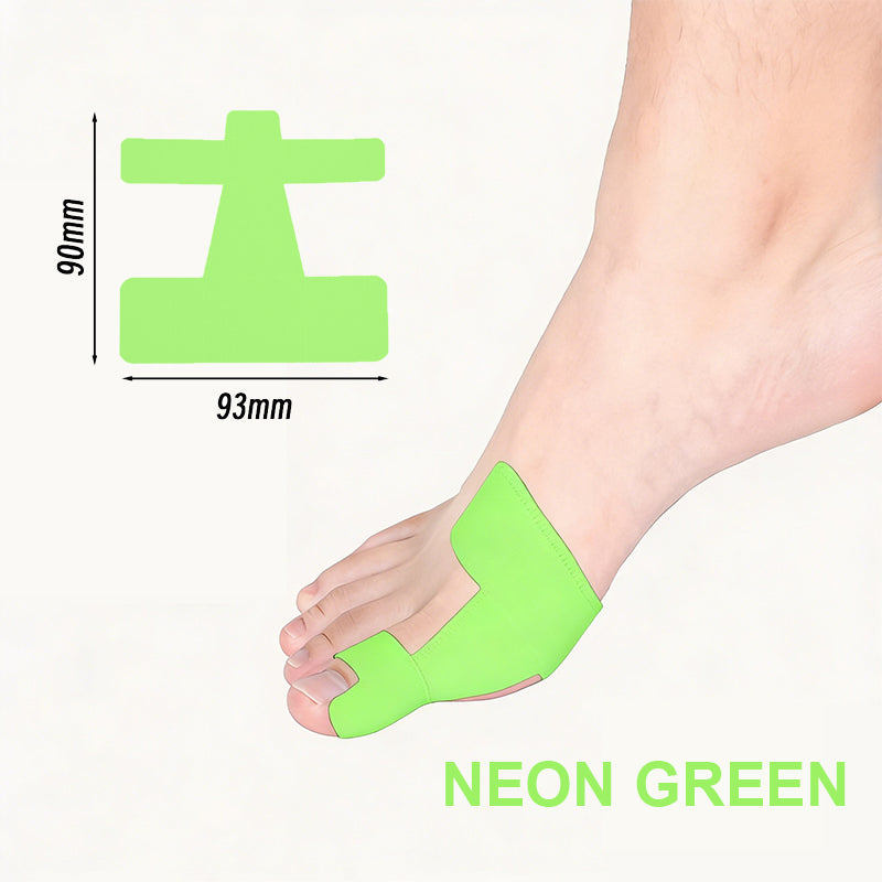 Voorgesneden kinesiologietape voor het corrigeren van hallux valgus