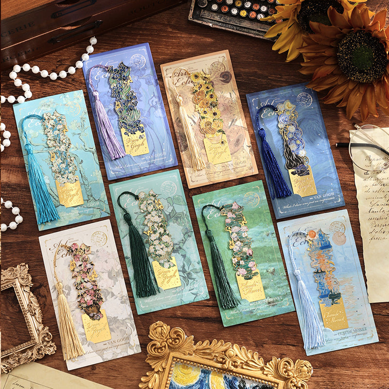 🎨 Van Gogh Hollow boekenlegger – Boekenlegger geïnspireerd op vintage kunst 📚