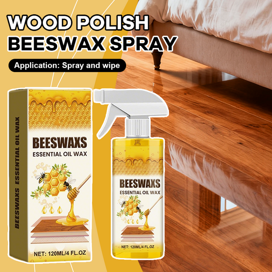 Houtpolijstspray met bijenwas