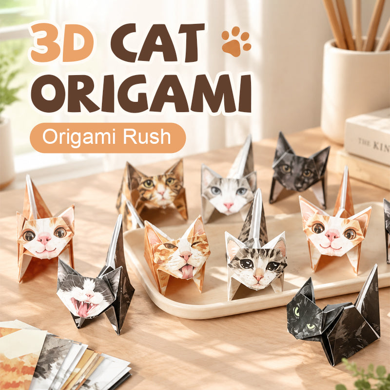3D Cat Origami