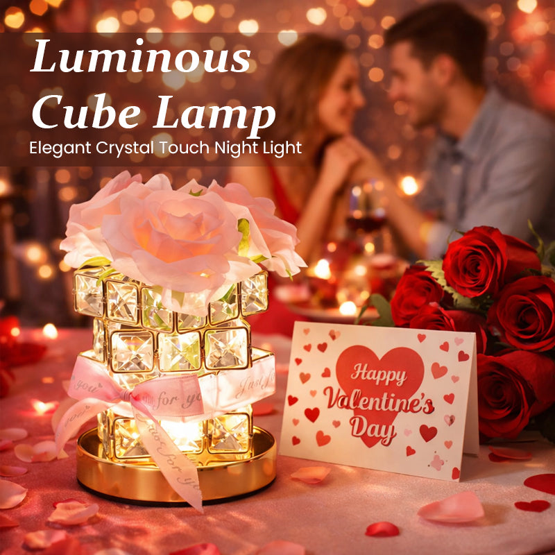 🌈 LumiCrystal Glow Cube Lamp – Elegant nachtlampje met kristallen touch-effect 💎