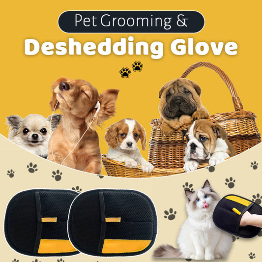 🐾 Verzorgings- en ontwolhandschoen voor huisdieren – Zacht, gemakkelijk, effectief!