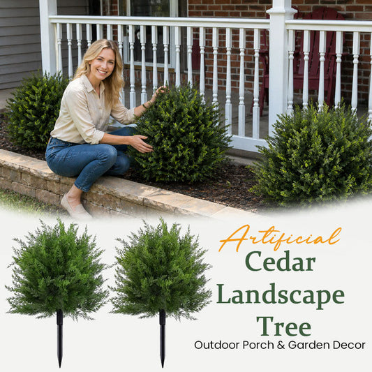Kunstmatige cederboom voor tuin en terras – Decoratie voor veranda en tuin