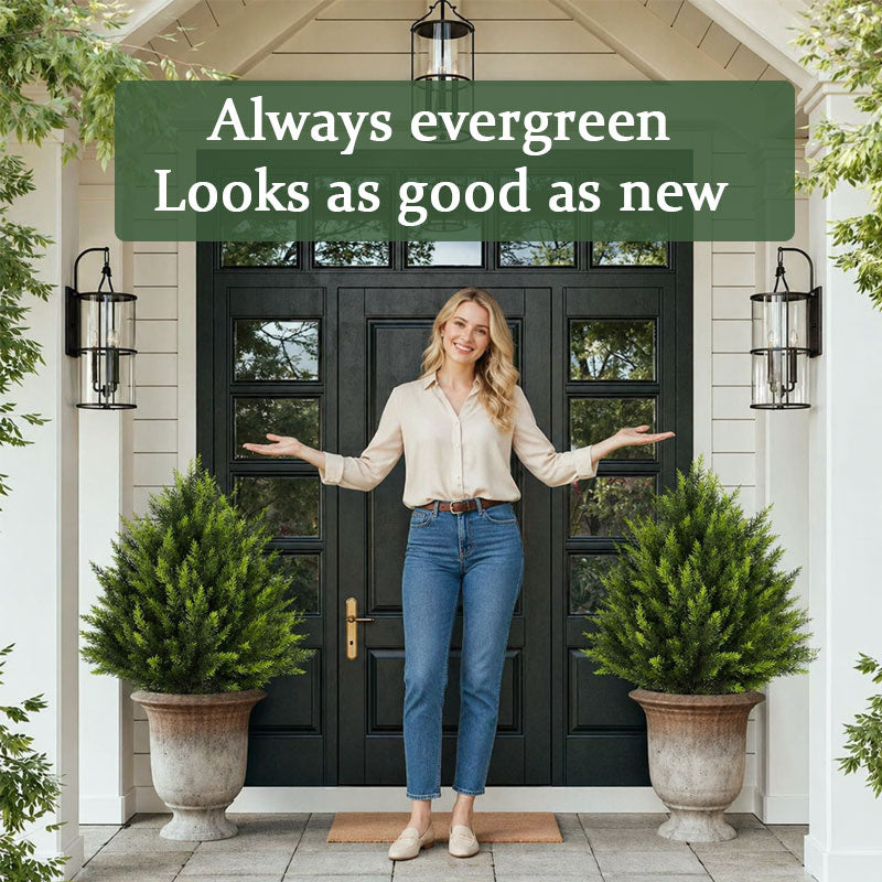 Kunstmatige cederboom voor tuin en terras – Decoratie voor veranda en tuin