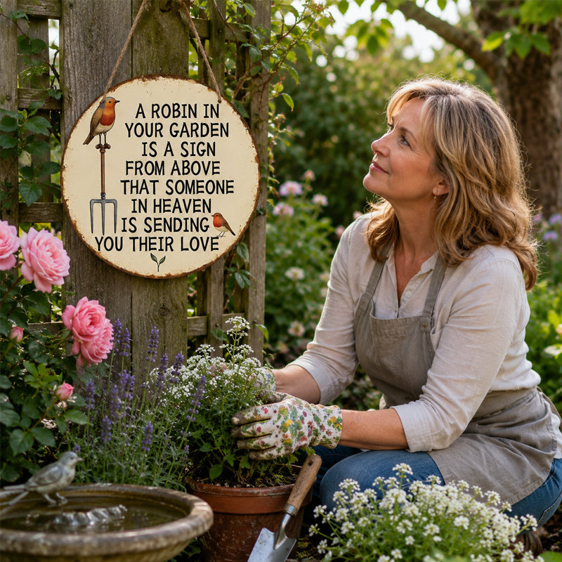Decoratief blikken bord met boerderijdieren