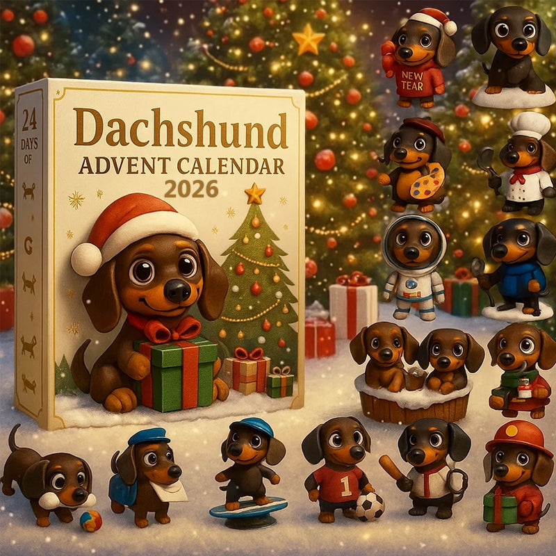 🐾 Adventskalender met teckels 2026
