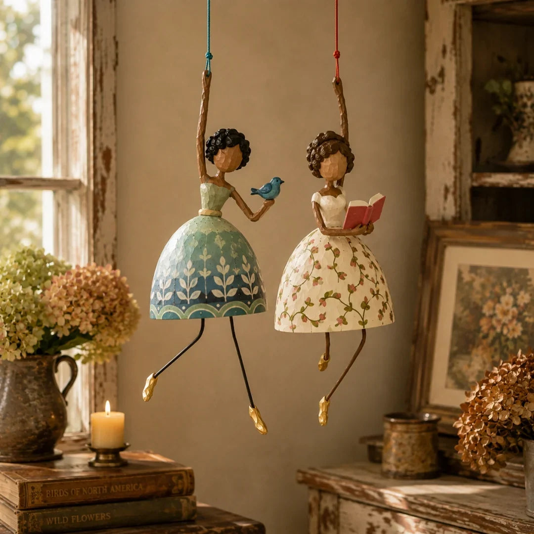 ✨Speelse dansende dame hangdecoratie