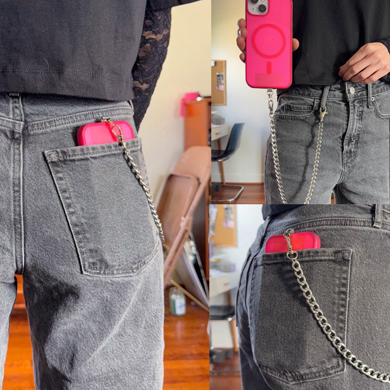 📱✨ SecureStyle clip-on telefoonketting