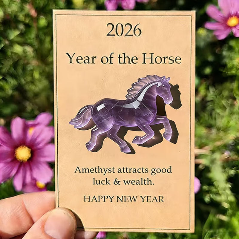 🐎 Kristallen zegenkaart voor het Jaar van het Paard 2026