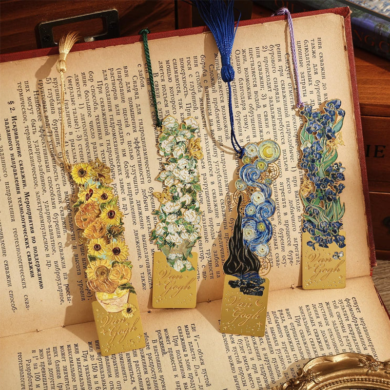 🎨 Van Gogh Hollow boekenlegger – Boekenlegger geïnspireerd op vintage kunst 📚