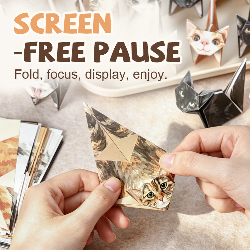 3D Cat Origami