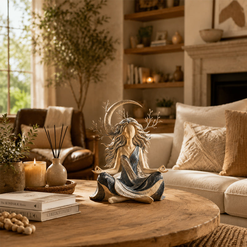 Beeld van de Godin van de Natuur – Artistiek decoratief beeld van de Godin van de Natuur