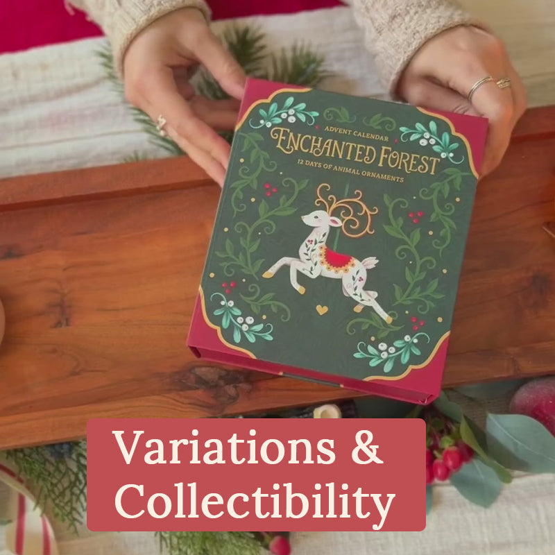 ✨ Enchanted Forest Kerstversieringsset – 12 Magische Papieren Schatten ✨