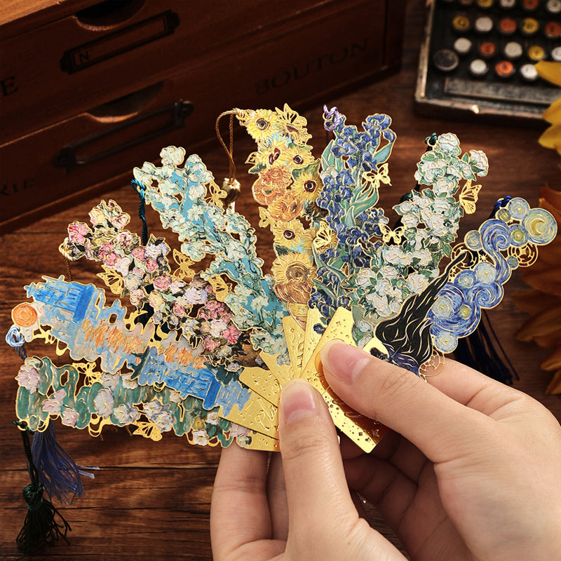 🎨 Van Gogh Hollow boekenlegger – Boekenlegger geïnspireerd op vintage kunst 📚