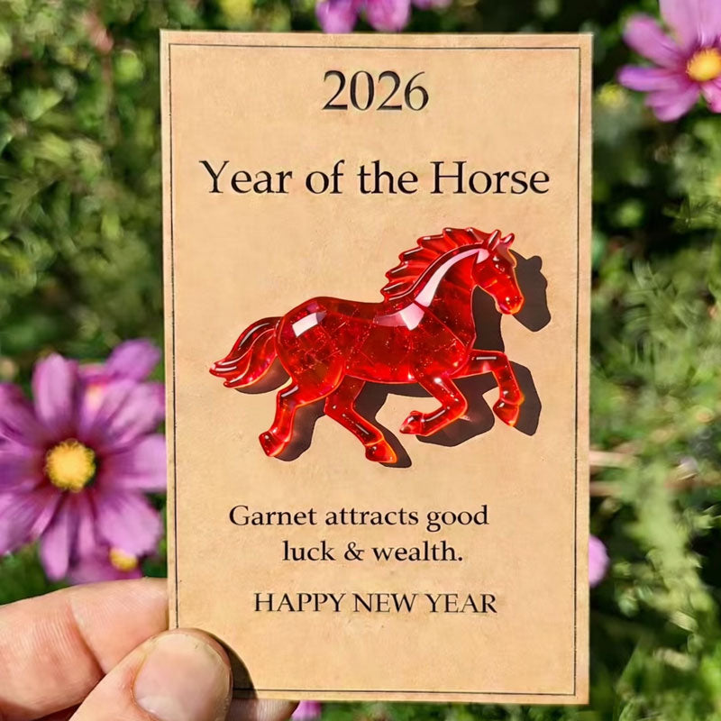 🐎 Kristallen zegenkaart voor het Jaar van het Paard 2026