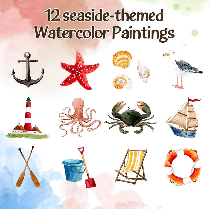 ✍️Beginners aquarelverfset🎨Aquarel dierenwerkboek