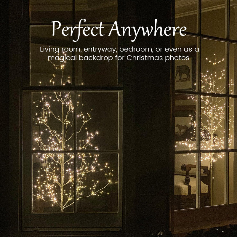 ✨ Betoverende kerstverlichting in de kerstboom 🎄🌟