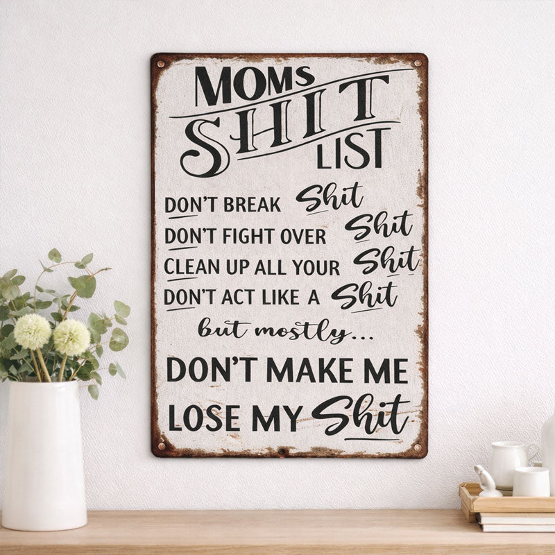 "Mama's Masterlijst" - Een geestig eerbetoon aan de echte baas van het huis 👸
