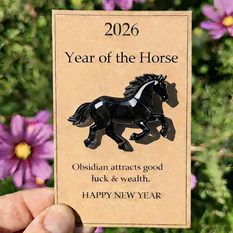 🐎 Kristallen zegenkaart voor het Jaar van het Paard 2026