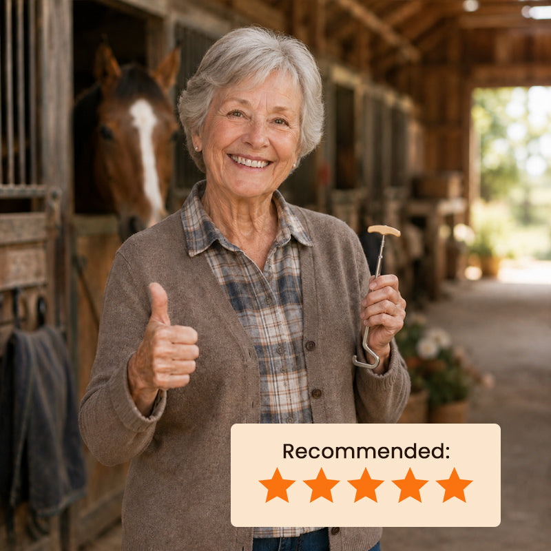 👞 Schoenlepelhaak in de vorm van een paard voor gemakkelijk dragen