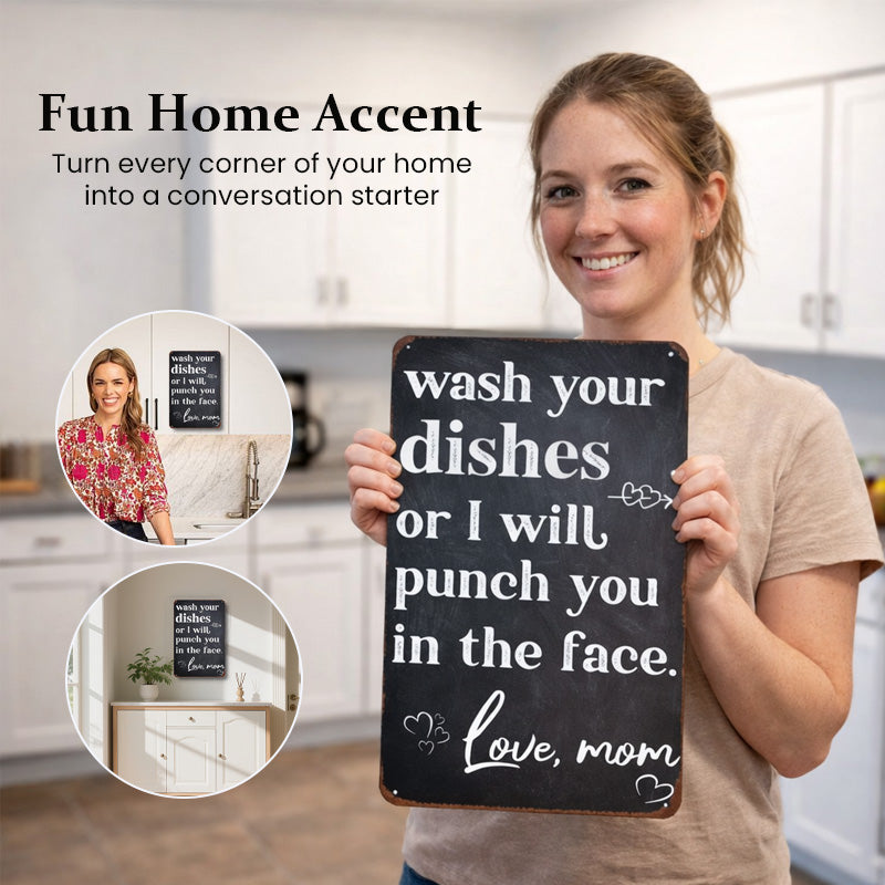 Decoratief plaatje met de tekst "Liefs, mama"